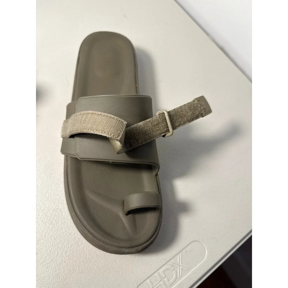 Suicoke Padri-t Olive Green Toe Loop Slides Mens Adjustable Strap Sandals Sz 12